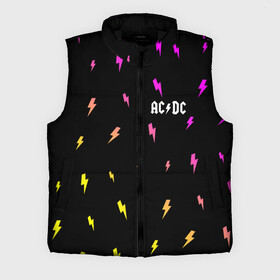 Мужской жилет утепленный 3D с принтом AC DС в городе Новоалтайск,  |  | ac dc | acdc | back to black | highway to hell | logo | music | rock | айси | айсидиси | диси | лого | логотип | молния | музыка | рок | символ | символика | символы | эйси | эйсидиси