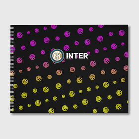 Альбом для рисования с принтом INTER Интер в городе Новоалтайск, 100% бумага
 | матовая бумага, плотность 200 мг. | Тематика изображения на принте: club | footbal | inter | internazionale | logo | milan | знак | интер | интернационале | клуб | логотип | логотипы | милан | символ | символы | форма | футбол | футбольная | футбольный