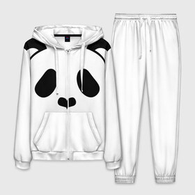 Мужской костюм 3D с принтом Panda в городе Новоалтайск, 100% полиэстер | Манжеты и пояс оформлены тканевой резинкой, двухслойный капюшон со шнурком для регулировки, карманы спереди | panda | животные | медведь | мишка | панда
