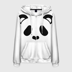 Мужская толстовка 3D на молнии с принтом Panda в городе Новоалтайск, 100% полиэстер | длина до линии бедра, манжеты и пояс оформлены мягкой тканевой резинкой, двухслойный капюшон со шнурком для регулировки, спереди молния, по бокам два кармана | panda | животные | медведь | мишка | панда