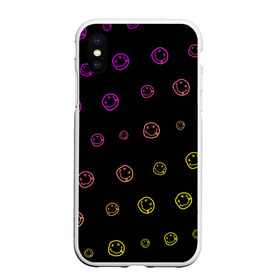 Чехол для iPhone XS Max матовый с принтом NIRVANA НИРВАНА в городе Новоалтайск, Силикон | Область печати: задняя сторона чехла, без боковых панелей | band | cobain | face | kurt | logo | music | nirvana | rock | rocknroll | группа | кобейн | курт | лого | логотип | музыка | музыкальная | нирвана | рожица | рок | рокнролл | символ