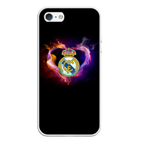 Чехол для iPhone 5/5S матовый с принтом Real Madrid в городе Новоалтайск, Силикон | Область печати: задняя сторона чехла, без боковых панелей | football club | futbol club | real | real madrid | real madrid club | люблю футбол | реал | реал мадрид | сантьяго бернабеу | сливочные | фанат | фк реал мадрид | форма | форма игроков | футбол | футбольный клуб