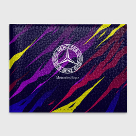 Обложка для студенческого билета с принтом Mercedes Benz в городе Новоалтайск, натуральная кожа | Размер: 11*8 см; Печать на всей внешней стороне | Тематика изображения на принте: benz | mercedes | mercedes benz | sport | абстракция | бенз | бэнц | линии | лого | логотип | мерс | мерседес | мэрс | мэрседес | спорт