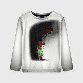 Детский лонгслив 3D с принтом UNDERTALE в городе Новоалтайск, 100% полиэстер | длинные рукава, круглый вырез горловины, полуприлегающий силуэт
 | sans | undertale | андертале | андертейл | гтвукефду | игра | подземная история | подземная сказка | санс | ундертале