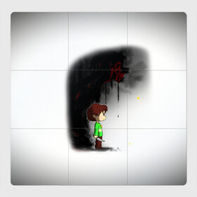 Магнитный плакат 3Х3 с принтом UNDERTALE в городе Новоалтайск, Полимерный материал с магнитным слоем | 9 деталей размером 9*9 см | Тематика изображения на принте: sans | undertale | андертале | андертейл | гтвукефду | игра | подземная история | подземная сказка | санс | ундертале