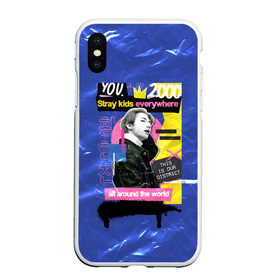 Чехол для iPhone XS Max матовый с принтом stray kids в городе Новоалтайск, Силикон | Область печати: задняя сторона чехла, без боковых панелей | k pop | skz | stray kids | бан чан | ли ноу | скз | стрей кидс | сынмин | уджин | феликс | хан | хёджин | чанбин