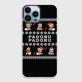 Чехол для iPhone 13 Pro Max с принтом merry christmas padoru в городе Новоалтайск,  |  | anime | christmas | fate | marry christmas | new year | padoru | padoru padoru | saber | saber dance | аниме | зима | новогодний свитер | новый год | падору | падору падору | санта | свитер | свитер с оленями | сейбер | сейбер санта