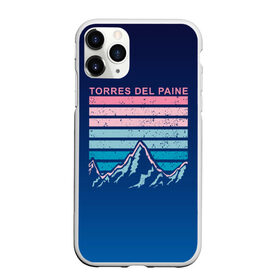 Чехол для iPhone 11 Pro Max матовый с принтом Torres Del Paine в городе Новоалтайск, Силикон |  | Тематика изображения на принте: torres del paine | winter | абстракция | горы | зима | зимняя | полосы | снег | снежок