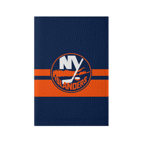 Обложка для паспорта матовая кожа с принтом NY ISLANDERS NHL в городе Новоалтайск, натуральная матовая кожа | размер 19,3 х 13,7 см; прозрачные пластиковые крепления | hockey | islanders | logo | new york | ny | sport | usa | исландерс | логотип | нхл | нью йорк | спорт | хоккей