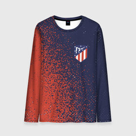 Мужской лонгслив 3D с принтом ATLETICO MADRID / Атлетико в городе Новоалтайск, 100% полиэстер | длинные рукава, круглый вырез горловины, полуприлегающий силуэт | 