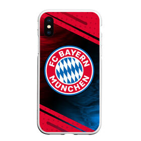 Чехол для iPhone XS Max матовый с принтом FC BAYERN / БАВАРИЯ в городе Новоалтайск, Силикон | Область печати: задняя сторона чехла, без боковых панелей | Тематика изображения на принте: bayern | club | fc | footbal | logo | бавария | знак | клуб | лого | логотип | логотипы | символ | символы | форма | футбол | футбольная | футбольный