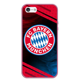 Чехол для iPhone 5/5S матовый с принтом FC BAYERN / БАВАРИЯ в городе Новоалтайск, Силикон | Область печати: задняя сторона чехла, без боковых панелей | Тематика изображения на принте: bayern | club | fc | footbal | logo | бавария | знак | клуб | лого | логотип | логотипы | символ | символы | форма | футбол | футбольная | футбольный