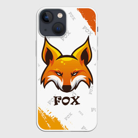 Чехол для iPhone 13 mini с принтом FOX в городе Новоалтайск,  |  | animals | fox | foxes | foxy | ginger | животные | лис | лиса | лисенок | лисий | лисица | лисицы | лисичка | лисички | лисы | лисята | оранжевый