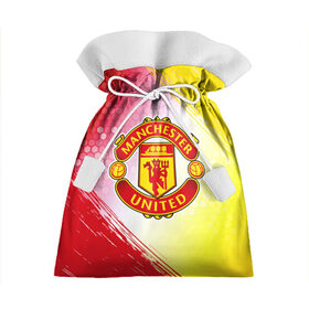 Подарочный 3D мешок с принтом MANCHESTER UNITED в городе Новоалтайск, 100% полиэстер | Размер: 29*39 см | club | footbal | logo | manchester | united | знак | клуб | лого | логотип | логотипы | манчестер | символ | символы | форма | футбол | футбольная | футбольный | юнайтед