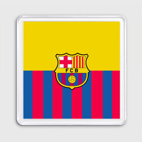 Магнит 55*55 с принтом Barcelona в городе Новоалтайск, Пластик | Размер: 65*65 мм; Размер печати: 55*55 мм | ansu fati | barcelona | coutinho | doelpunt | doelpunten | fc barcelona | football | goal | goals | gol | highlights | koeman | la liga | lenglet | messi | neto | premier league | samenvatting | soccer | sp:liliga | sp:tyhigh | voetbal | ziggo | ziggo spo
