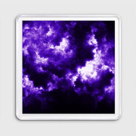 Магнит 55*55 с принтом Purple Clouds в городе Новоалтайск, Пластик | Размер: 65*65 мм; Размер печати: 55*55 мм | abstraction | clouds | glow | light | purple | purple clouds | texture | абстракция | облака | свет | свечение | текстура | фиолетовые тучи | фиолетовый
