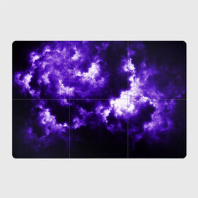 Магнитный плакат 3Х2 с принтом Purple Clouds в городе Новоалтайск, Полимерный материал с магнитным слоем | 6 деталей размером 9*9 см | abstraction | clouds | glow | light | purple | purple clouds | texture | абстракция | облака | свет | свечение | текстура | фиолетовые тучи | фиолетовый