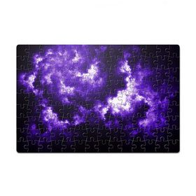 Пазл магнитный 126 элементов с принтом Purple Clouds в городе Новоалтайск, полимерный материал с магнитным слоем | 126 деталей, размер изделия —  180*270 мм | Тематика изображения на принте: abstraction | clouds | glow | light | purple | purple clouds | texture | абстракция | облака | свет | свечение | текстура | фиолетовые тучи | фиолетовый