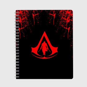 Тетрадь с принтом Assassin’s Creed в городе Новоалтайск, 100% бумага | 48 листов, плотность листов — 60 г/м2, плотность картонной обложки — 250 г/м2. Листы скреплены сбоку удобной пружинной спиралью. Уголки страниц и обложки скругленные. Цвет линий — светло-серый
 | game | stream | ассасин крид | ассасинc | ассасины | видеоигра | война | дезмонд майлс | игра | стрим | тамплиеры