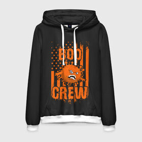 Мужская толстовка 3D с принтом Boo Crew (covid19) в городе Новоалтайск, 100% полиэстер | двухслойный капюшон со шнурком для регулировки, мягкие манжеты на рукавах и по низу толстовки, спереди карман-кенгуру с мягким внутренним слоем. | 19 | america | boo | cat | covid | covid 19 | covid19 | ghost | halloween | monster | ncov | zombie | америка | бу | вирус | кладбище | коронавирус | монстр | монстры | приведение | приведения | призрак | призраки | тыква | хэллоу