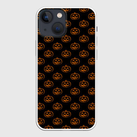 Чехол для iPhone 13 mini с принтом Хеллоуин в городе Новоалтайск,  |  | 31 октября | halloween | halowen | ведьма | день всех святых | джек | костюм | кровь | лого | монстр | надпись | праздник | приведение | призрак | светильник | символ | страшная | тыква | ужасы | хеллоуин | хеллуин