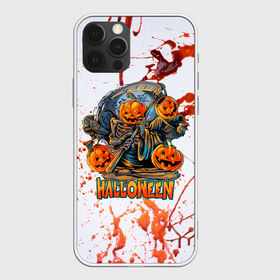 Чехол для iPhone 12 Pro Max с принтом Тыква с косой в городе Новоалтайск, Силикон |  | Тематика изображения на принте: 