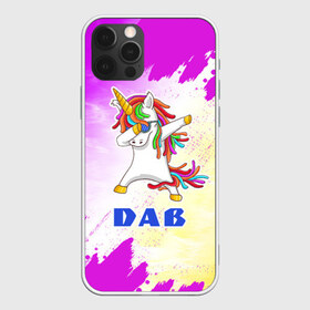 Чехол для iPhone 12 Pro Max с принтом ЕДИНОРОГ DAB в городе Новоалтайск, Силикон |  | animals | dab | dance | unicorn | unicorns | даб | движение | единорог | единороги | животные | мем | мемы | прикол | приколы | радуга | радужный | разноцветный | танец