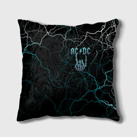 Подушка 3D с принтом AC/DC в городе Новоалтайск, наволочка – 100% полиэстер, наполнитель – холлофайбер (легкий наполнитель, не вызывает аллергию). | состоит из подушки и наволочки. Наволочка на молнии, легко снимается для стирки | ac dc | ac dc лого | hell bell | hells bells | hich voltage | hich voltage ac dc | high voltage | jingle hells bells | rock | альбом backtracks | ас дс | логотип ac dc | рок | эйси диси