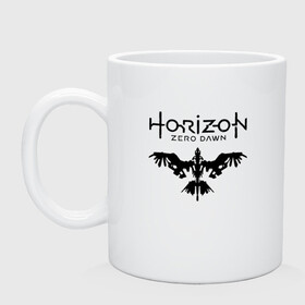 Кружка керамическая с принтом HORIZON ZERO DAWN в городе Новоалтайск, керамика | объем — 330 мл, диаметр — 80 мм. Принт наносится на бока кружки, можно сделать два разных изображения | game | horizon zero 2 | horizon zero dawn | древний арсенал | игра. | хоризон | хоризон 2 | хоризон зеро давн