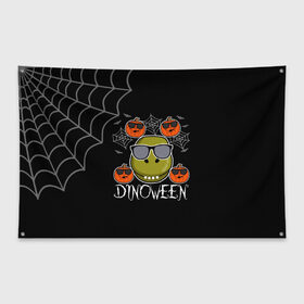 Флаг-баннер с принтом Halloween в городе Новоалтайск, 100% полиэстер | размер 67 х 109 см, плотность ткани — 95 г/м2; по краям флага есть четыре люверса для крепления | 31 октября | halloween | halowen | ведьма | день всех святых | джек | костюм | кровь | лого | монстр | надпись | праздник | приведение | призрак | светильник | символ | страшная | тыква | ужасы | хеллоуин | хеллуин