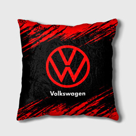 Подушка 3D с принтом VOLKSWAGEN / Фольксваген в городе Новоалтайск, наволочка – 100% полиэстер, наполнитель – холлофайбер (легкий наполнитель, не вызывает аллергию). | состоит из подушки и наволочки. Наволочка на молнии, легко снимается для стирки | auto | logo | moto | symbol | volkswagen | авто | автомобиль | гонки | знак | лого | логотип | логотипы | марка | машина | мото | символ | символы | фольксваген