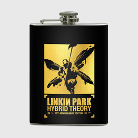 Фляга с принтом Hybrid Theory 20th Anniversary в городе Новоалтайск, металлический корпус | емкость 0,22 л, размер 125 х 94 мм. Виниловая наклейка запечатывается полностью | chester bennington | hybrid theory | linkin park | rock | беннингтон | линкин парк | рок | честер