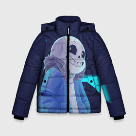 Зимняя куртка для мальчиков 3D с принтом UNDERTALE в городе Новоалтайск, ткань верха — 100% полиэстер; подклад — 100% полиэстер, утеплитель — 100% полиэстер | длина ниже бедра, удлиненная спинка, воротник стойка и отстегивающийся капюшон. Есть боковые карманы с листочкой на кнопках, утяжки по низу изделия и внутренний карман на молнии. 

Предусмотрены светоотражающий принт на спинке, радужный светоотражающий элемент на пуллере молнии и на резинке для утяжки | sans | undertale | андертале | андертейл | игра | подземная история | подземная сказка | санс | ундертале