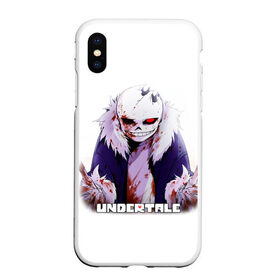 Чехол для iPhone XS Max матовый с принтом UNDERTALE в городе Новоалтайск, Силикон | Область печати: задняя сторона чехла, без боковых панелей | Тематика изображения на принте: sans | undertale | андертале | андертейл | игра | подземная история | подземная сказка | санс | ундертале