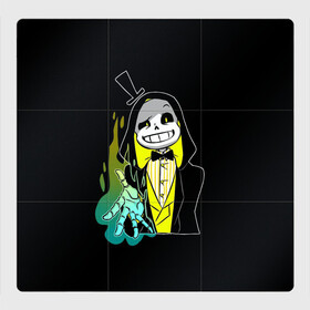 Магнитный плакат 3Х3 с принтом UNDERTALE в городе Новоалтайск, Полимерный материал с магнитным слоем | 9 деталей размером 9*9 см | Тематика изображения на принте: sans | undertale | андертале | андертейл | игра | подземная история | подземная сказка | санс | ундертале
