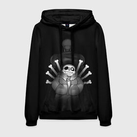 Мужская толстовка 3D с принтом UNDERTALE в городе Новоалтайск, 100% полиэстер | двухслойный капюшон со шнурком для регулировки, мягкие манжеты на рукавах и по низу толстовки, спереди карман-кенгуру с мягким внутренним слоем. | sans | undertale | андертале | андертейл | игра | подземная история | подземная сказка | санс | ундертале