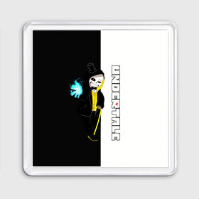 Магнит 55*55 с принтом UNDERTALE в городе Новоалтайск, Пластик | Размер: 65*65 мм; Размер печати: 55*55 мм | Тематика изображения на принте: sans | undertale | андертале | андертейл | игра | подземная история | подземная сказка | санс | ундертале