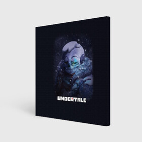 Холст квадратный с принтом UNDERTALE в городе Новоалтайск, 100% ПВХ |  | sans | undertale | андертале | андертейл | игра | подземная история | подземная сказка | санс | ундертале