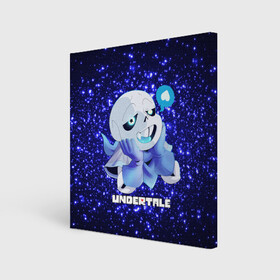 Холст квадратный с принтом UNDERTALE в городе Новоалтайск, 100% ПВХ |  | sans | undertale | андертале | андертейл | игра | подземная история | подземная сказка | санс | ундертале