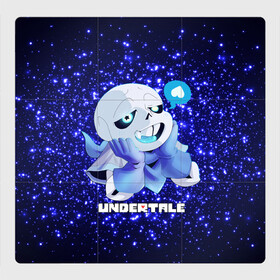 Магнитный плакат 3Х3 с принтом UNDERTALE в городе Новоалтайск, Полимерный материал с магнитным слоем | 9 деталей размером 9*9 см | Тематика изображения на принте: sans | undertale | андертале | андертейл | игра | подземная история | подземная сказка | санс | ундертале