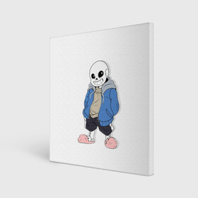 Холст квадратный с принтом UNDERTALE в городе Новоалтайск, 100% ПВХ |  | sans | undertale | андертале | андертейл | игра | подземная история | подземная сказка | санс | ундертале