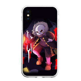 Чехол для iPhone XS Max матовый с принтом UNDERTALE в городе Новоалтайск, Силикон | Область печати: задняя сторона чехла, без боковых панелей | Тематика изображения на принте: sans | undertale | андертале | андертейл | игра | подземная история | подземная сказка | санс | ундертале