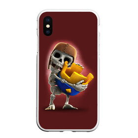 Чехол для iPhone XS Max матовый с принтом Clash of Clans в городе Новоалтайск, Силикон | Область печати: задняя сторона чехла, без боковых панелей | clash of clans | clash royale | game | supercell | детская | детям | игра | клаш оф кланс | клаш оф кленс | клеш оф кленс | клэш оф кланс | компьютерная игра | пекка