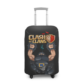 Чехол для чемодана 3D с принтом Clash of Clans в городе Новоалтайск, 86% полиэфир, 14% спандекс | двустороннее нанесение принта, прорези для ручек и колес | clash of clans | clash royale | game | supercell | детская | детям | игра | клаш оф кланс | клаш оф кленс | клеш оф кленс | клэш оф кланс | компьютерная игра | пекка