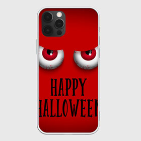 Чехол для iPhone 12 Pro Max с принтом Happy Halloween в городе Новоалтайск, Силикон |  | halloween | happy halloween | глаза | праздник | страшный праздник | хэллоуин