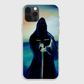 Чехол для iPhone 12 Pro Max с принтом Силуэт смерти в городе Новоалтайск, Силикон |  | дементор | король ночи | призрак | тень | умертвие | черный всадник