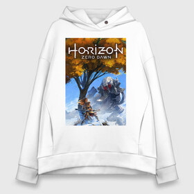 Женское худи Oversize хлопок с принтом HORIZON ZERO DAWN в городе Новоалтайск, френч-терри — 70% хлопок, 30% полиэстер. Мягкий теплый начес внутри —100% хлопок | боковые карманы, эластичные манжеты и нижняя кромка, капюшон на магнитной кнопке | game | horizon zero 2 | horizon zero dawn | древний арсенал | игра. | хоризон | хоризон 2 | хоризон зеро давн