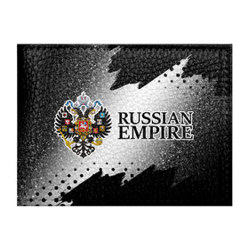 Обложка для студенческого билета с принтом RUSSIAN EMPIRE в городе Новоалтайск, натуральная кожа | Размер: 11*8 см; Печать на всей внешней стороне | Тематика изображения на принте: empire | flag | russia | russian | герб | империи | империя | имперский | история | россии | российская | российский | российской | россия | русская | русский | символ | страна | страны | флаг