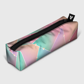 Пенал 3D с принтом Нежные цвета геометрии в городе Новоалтайск, 100% полиэстер | плотная ткань, застежка на молнии | геометрический | геометрия | мозаика | нежные | нежный | пастель.пастельный | цвет | цвета