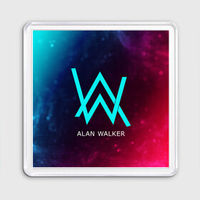 Магнит 55*55 с принтом ALAN WALKER / АЛАН УОКЕР в городе Новоалтайск, Пластик | Размер: 65*65 мм; Размер печати: 55*55 мм | alan | faded | house | logo | music | walker | алан | вокер | волкер | диджей | лого | логотип | логотипы | музыка | музыкант | символ | символы | танцеальная | уокер | хаус | электронная